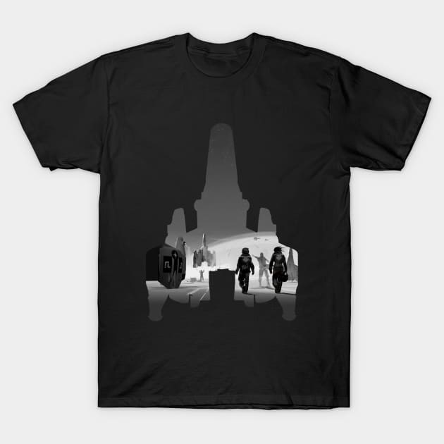 Gunstar Shadows T-Shirt by Kaybi76